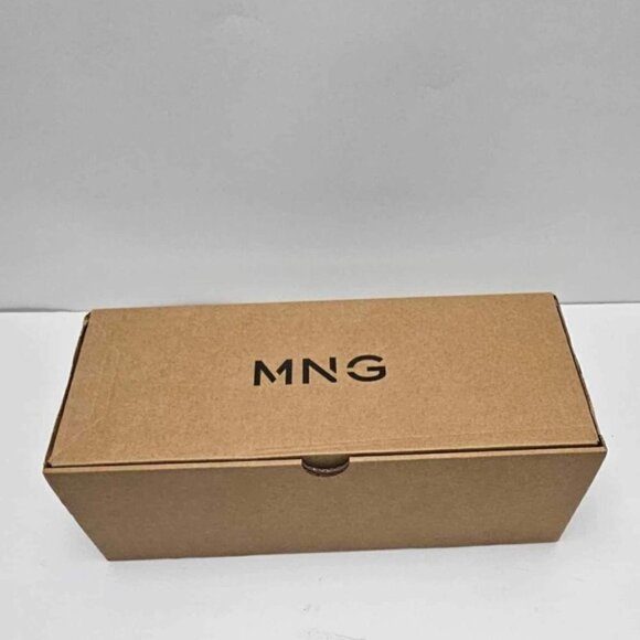 Mango - Ladies, Paula Leather Strappy Flat - Beige. Size: 8.5 (US). NIB - Picture 10 of 11